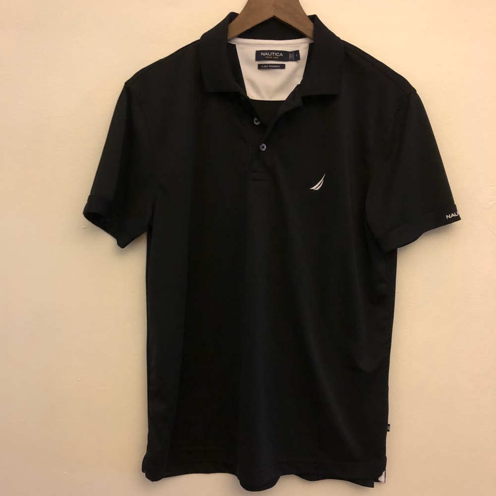 Black Nautica Polo Shirt